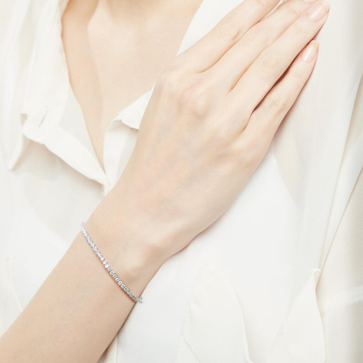 2.17ct ラボグロウンダイヤモンド テニス ブレスレット プラチナ