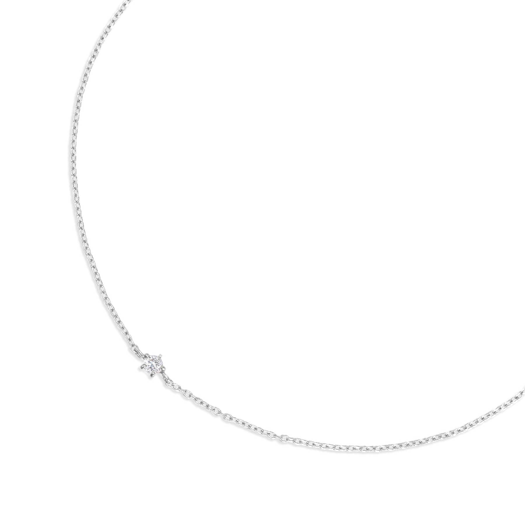 ラボグロウンダイヤモンド 0.033ct ソリティア ブレスレット プラチナ