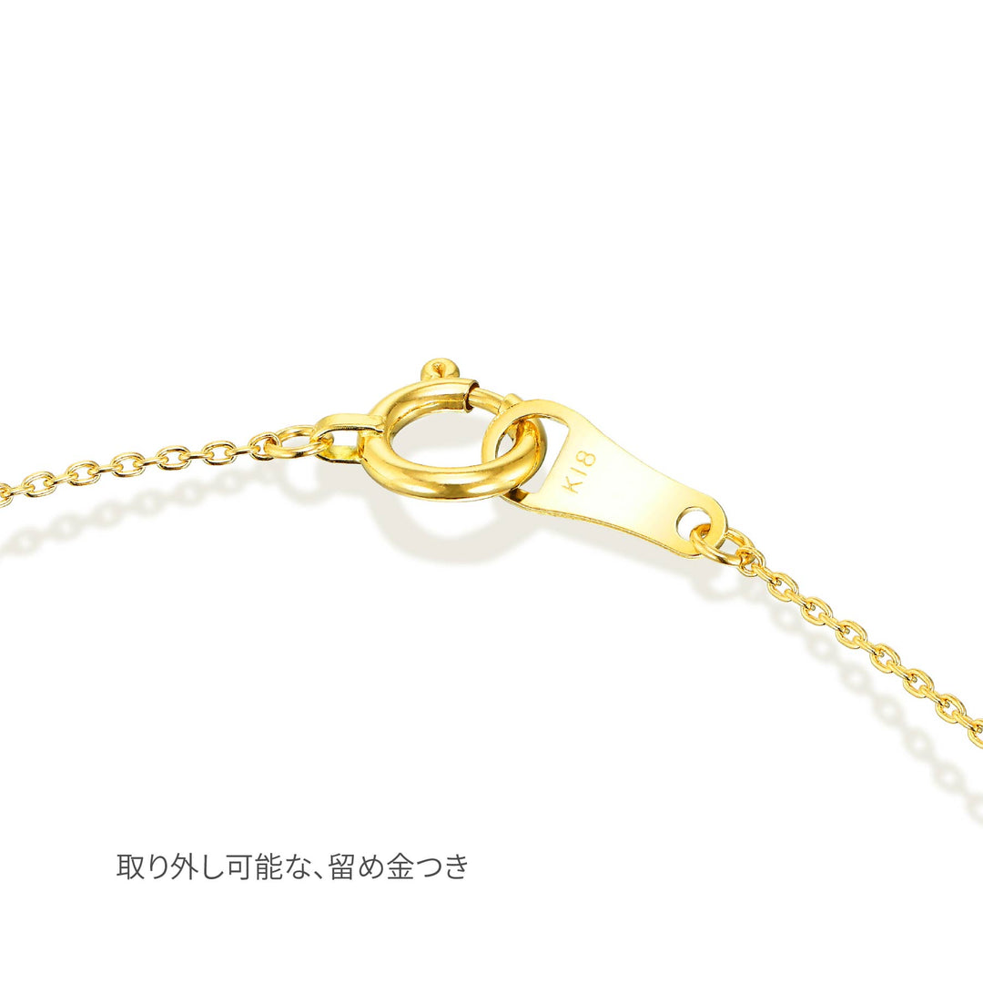 ラボグロウンダイヤモンド 0.033ct ソリティア ブレスレット 18K イエローゴールド