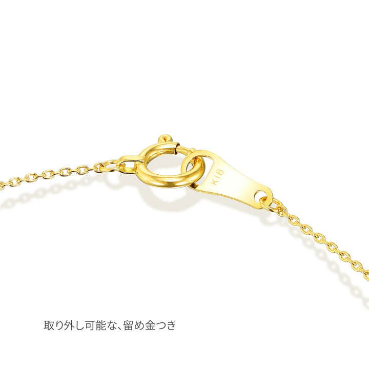 ラボグロウンダイヤモンド 0.033ct ソリティア ブレスレット 18K イエローゴールド