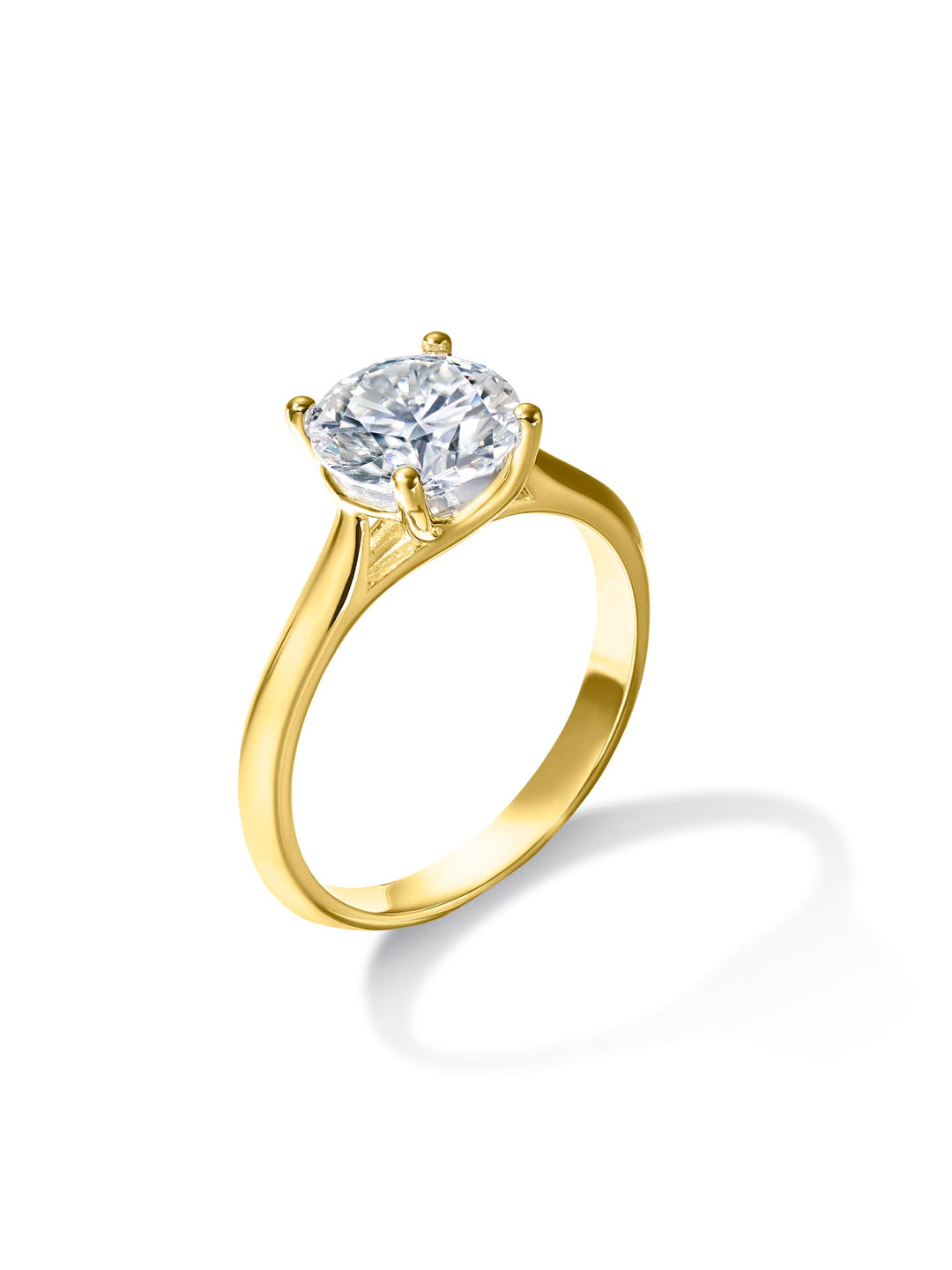 2.01ct 18K イエローゴールド 4つ爪 ソリティア リング – NEXT
