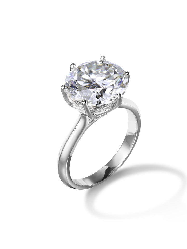 5.01ct プラチナ 6つ爪 ソリティア リング