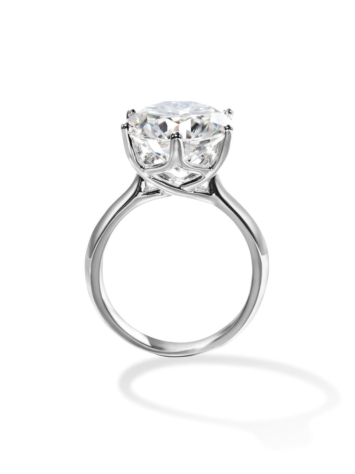 5.01ct プラチナ 6つ爪 ソリティア リング