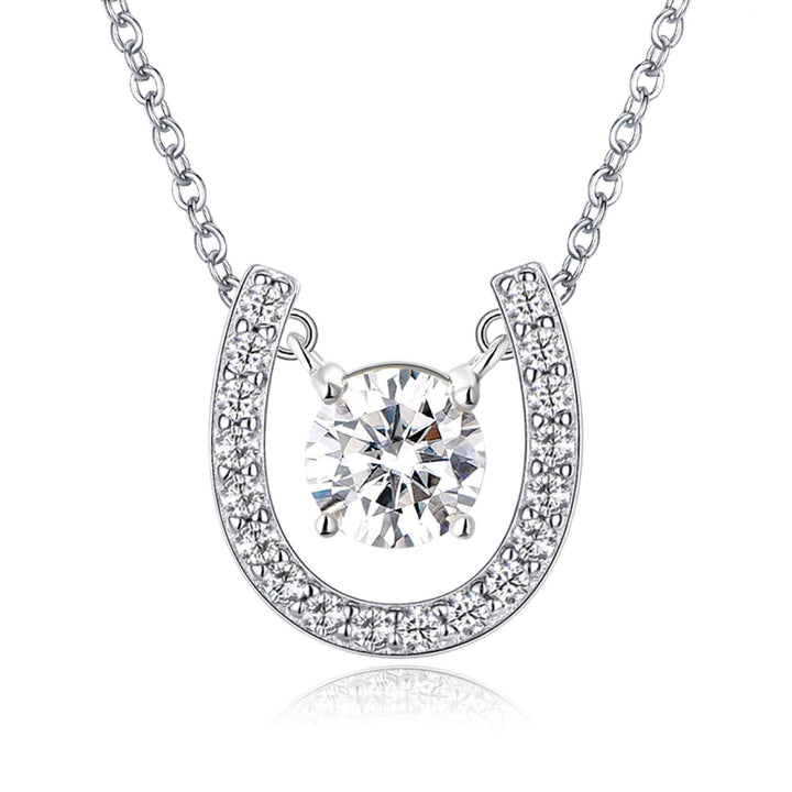 1.27ct モアサナイト ソリティア ホースシュー セット シルバー925