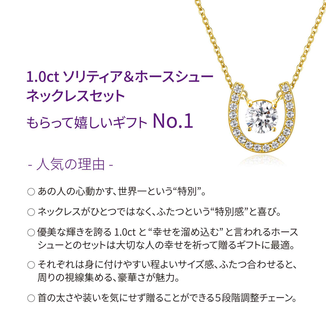 1.27ct モアサナイト ソリティア ホースシュー セット シルバー925