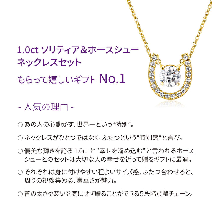 1.27ct モアサナイト ソリティア ホースシュー セット シルバー925