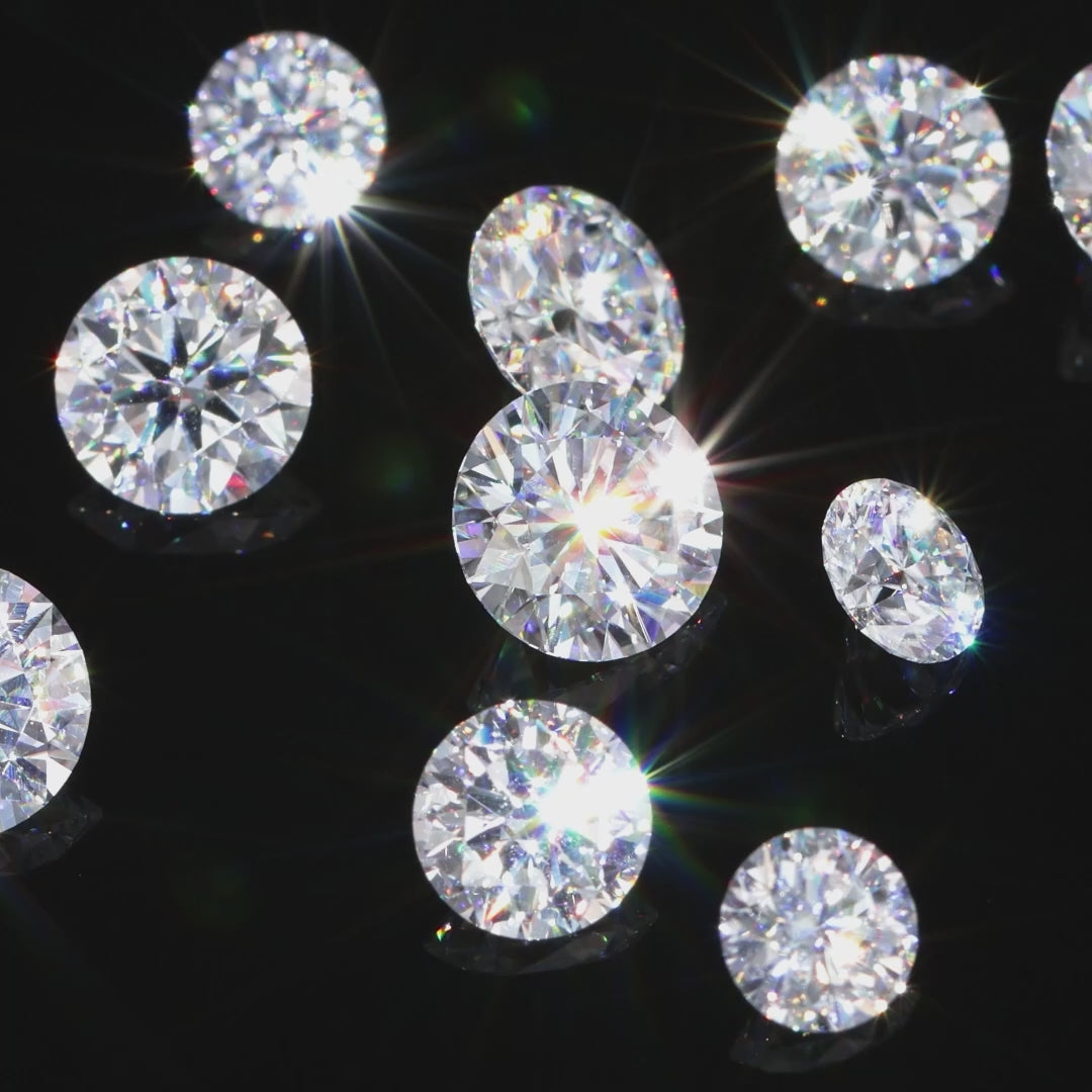 YG フラワー モアサナイト ピアス 0.75ct モアサナイト フラワー 5連チェーン ピアス シルバー925