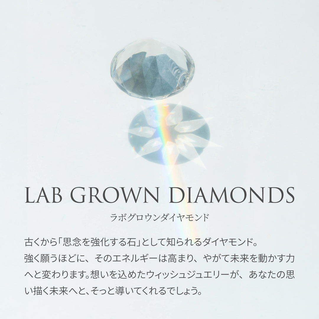 ラボグロウンダイヤモンド 0.116ct スリーストーン ブレスレット 18K イエローゴールド