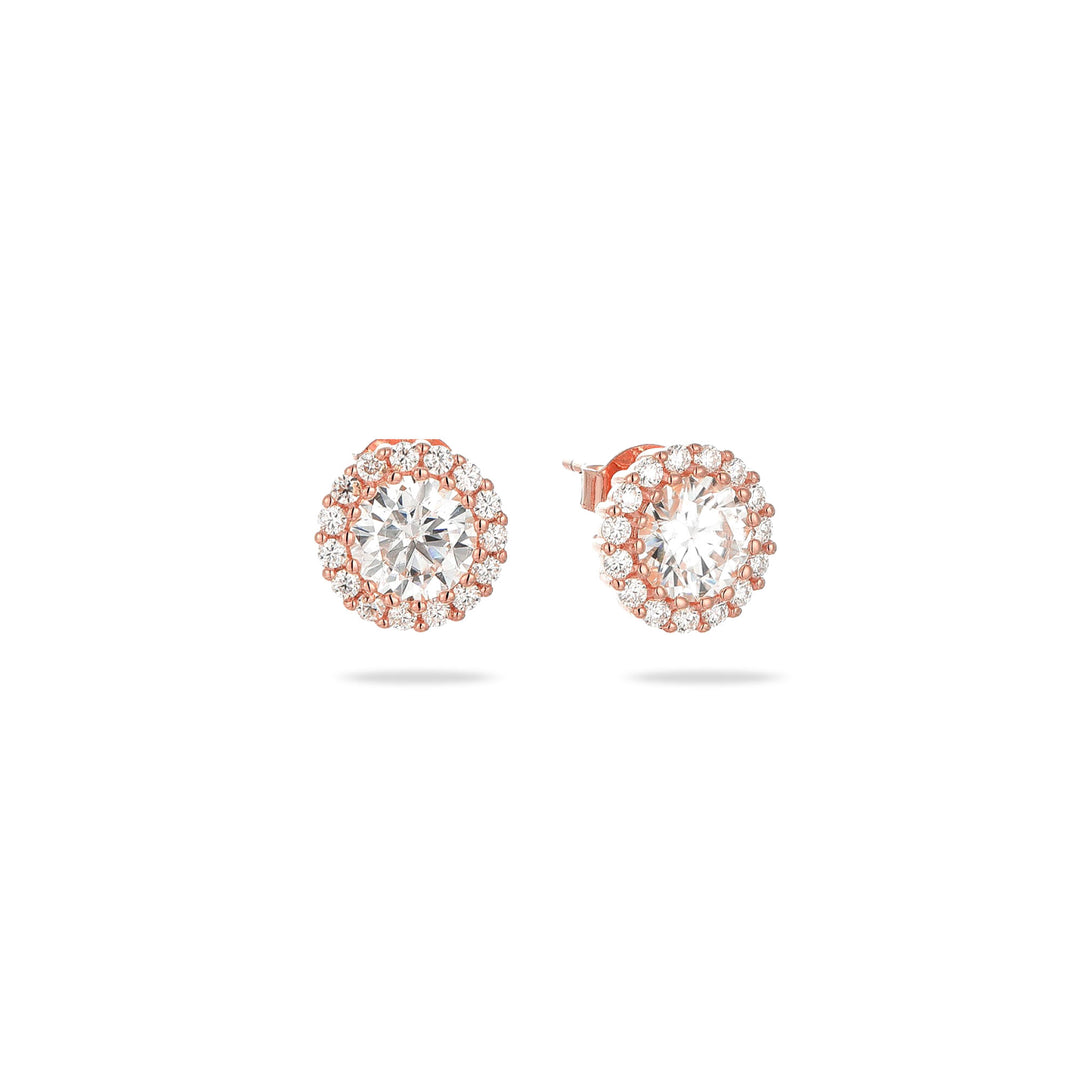 2.45ct モアサナイト ヘイロー ピアス シルバー925