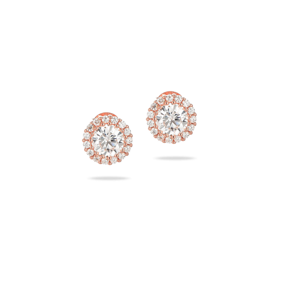 2.45ct モアサナイト ヘイロー ピアス シルバー925