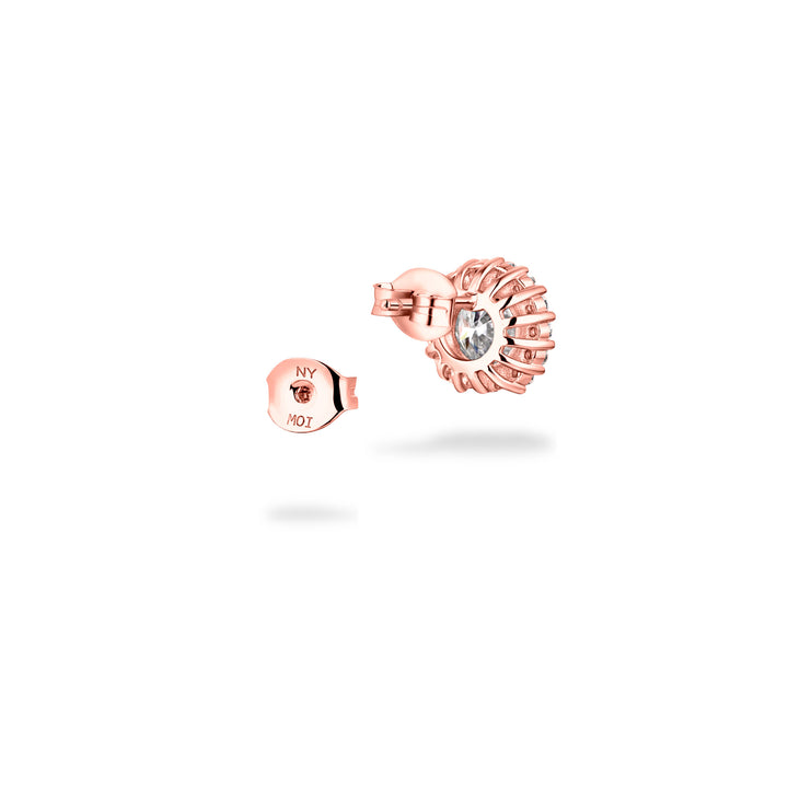 2.45ct モアサナイト ヘイロー ピアス シルバー925
