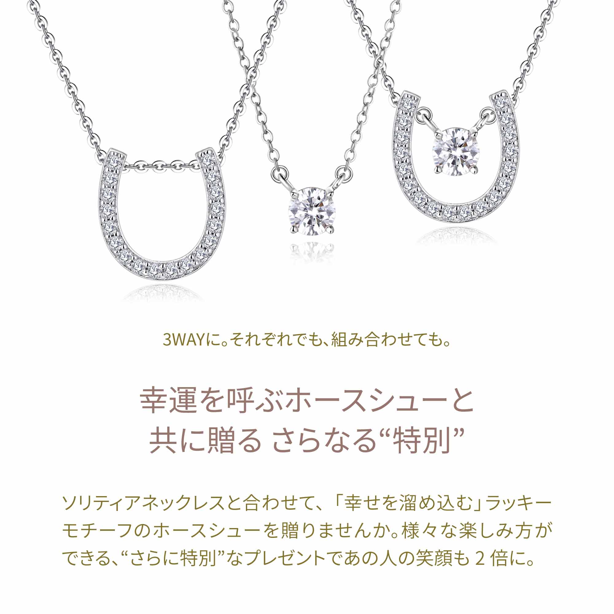 0.5ct モアサナイト 4本爪 ソリティア ネックレス シルバー925