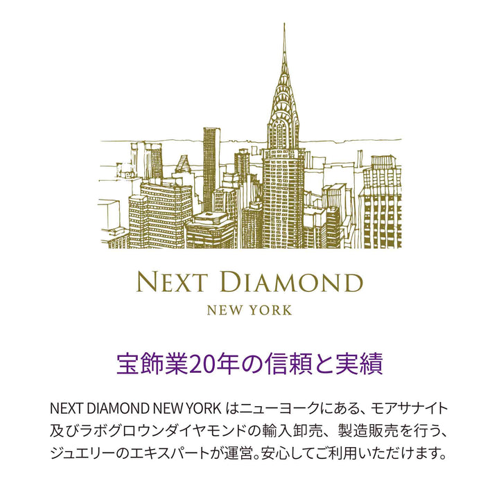 0.6ct モアサナイト ベゼル ピアス シルバー925