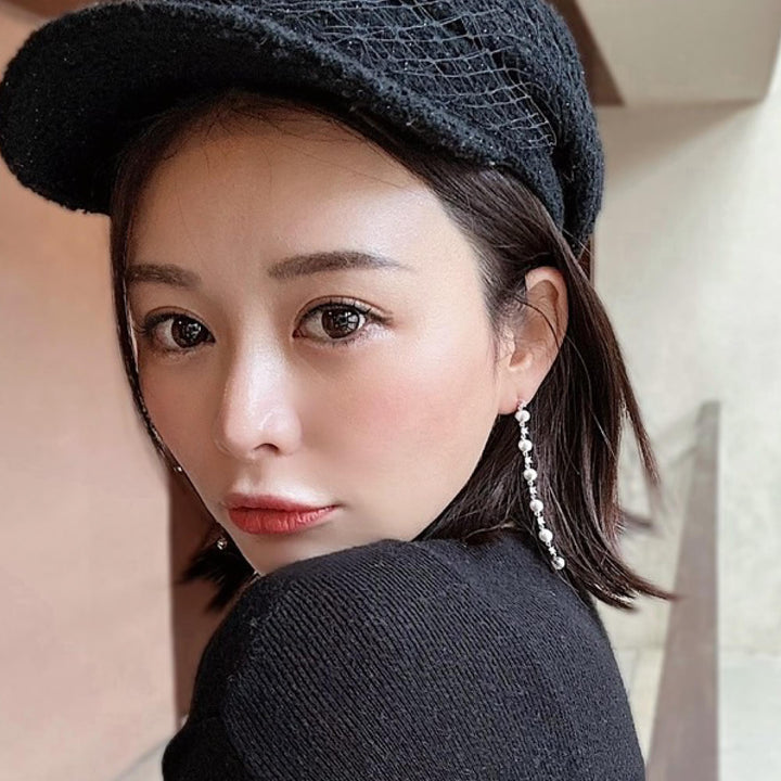 ✖️ルウナ コラボコレクション モアサナイト パールピアス