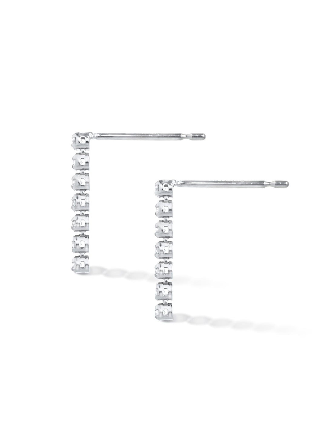 0.21ct プラチナ ライン ピアス