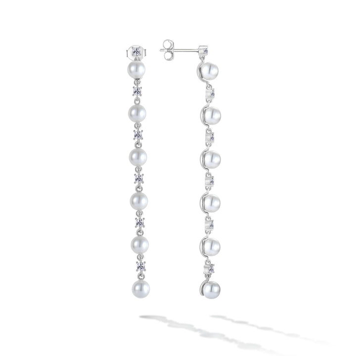 ✖️ルウナ コラボコレクション モアサナイト パールピアス