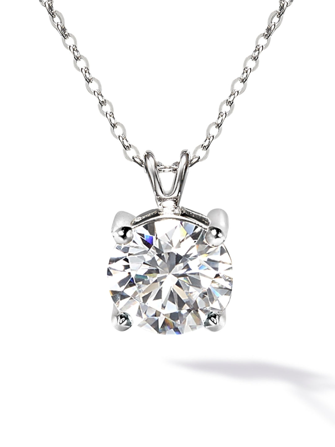1.0ct プラチナ 4つ爪 ソリティア ネックレス