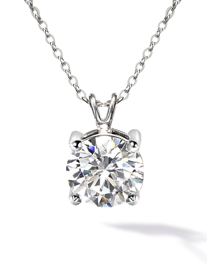 1.0ct プラチナ 4つ爪 ソリティア ネックレス