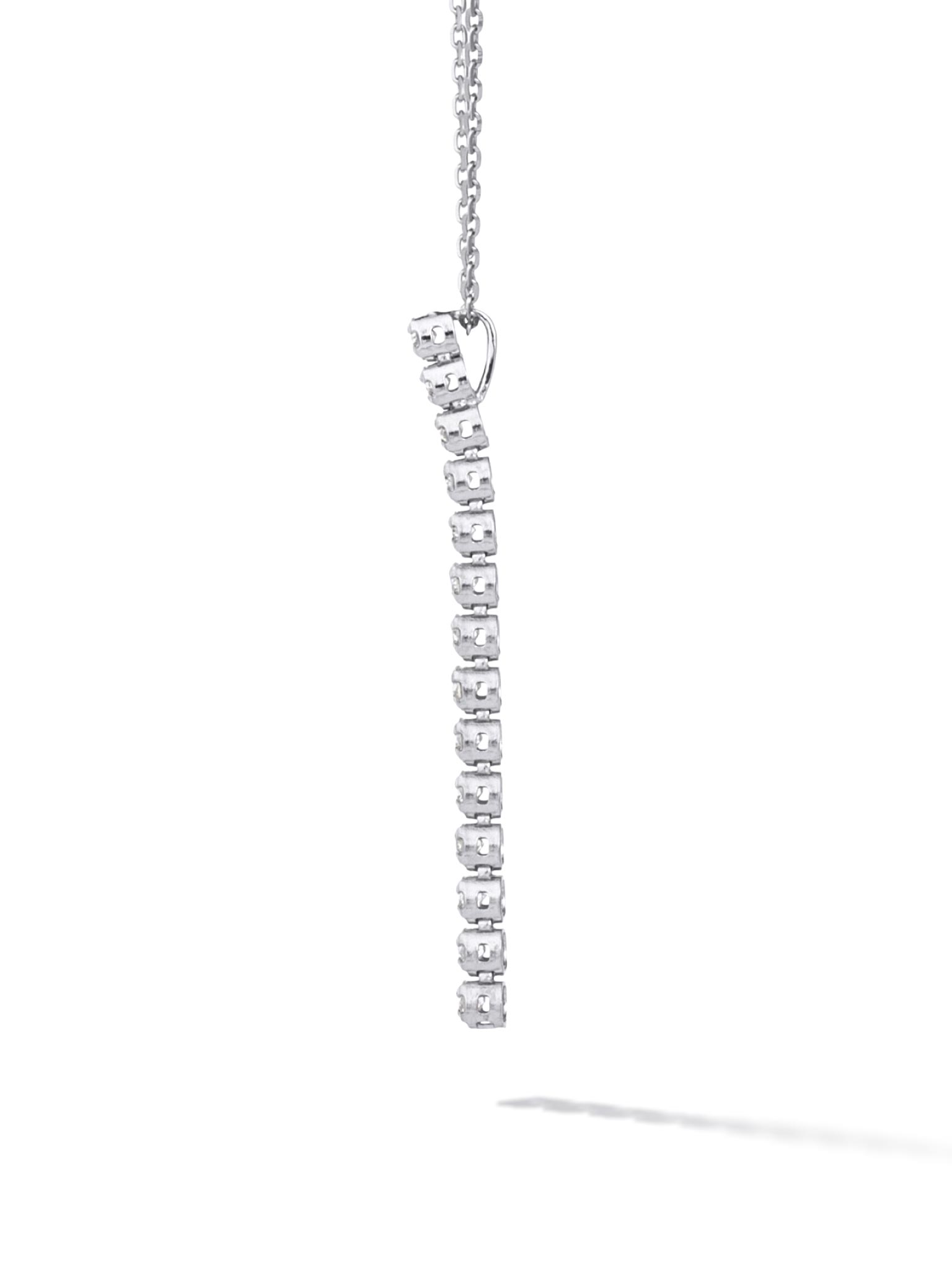 プラチナラインストーンネックレス 0.21ct プラチナ ライン ネックレス | NEXT DIAMOND NEW YORK – NEXT