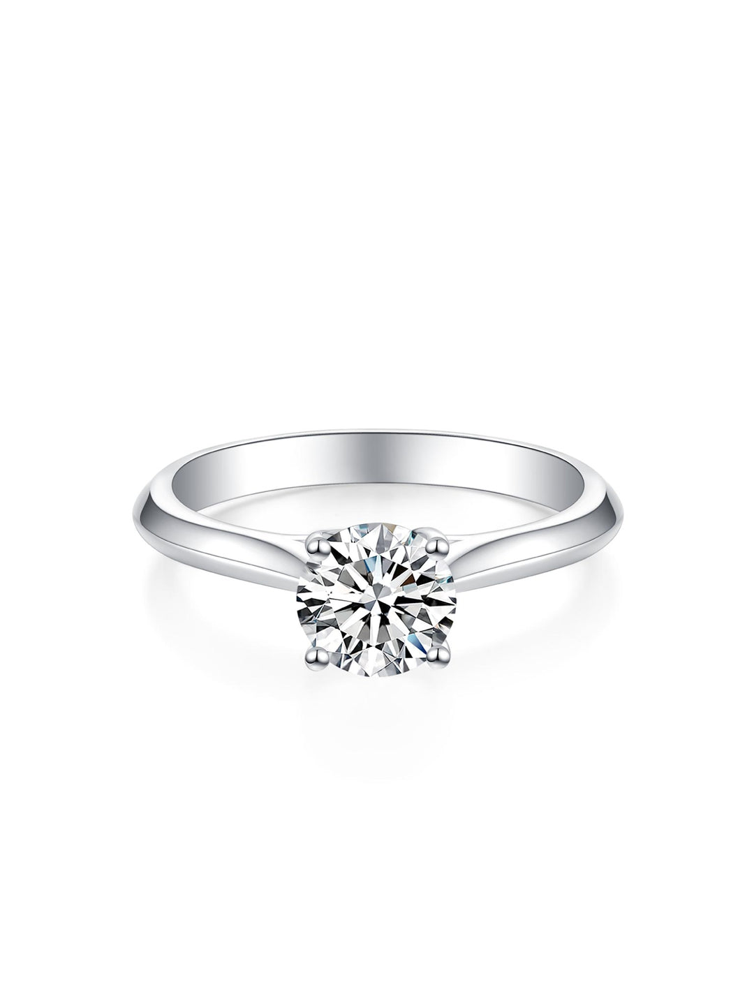 1.015ct プラチナ 4つ爪 ソリティア リング
