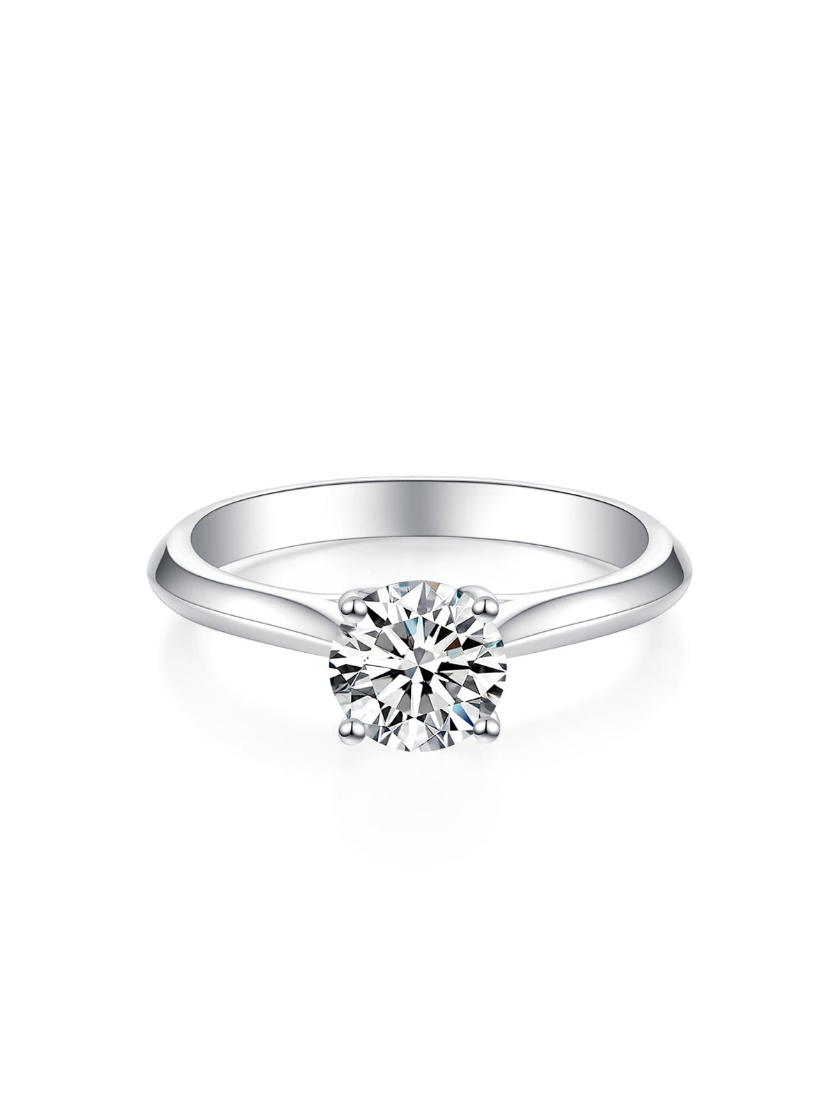 1.015ct プラチナ 4つ爪 ソリティア リング