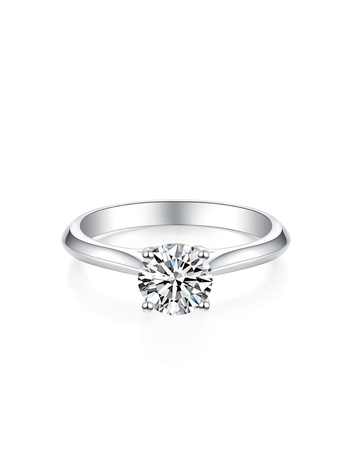 1.015ct プラチナ 4つ爪 ソリティア リング