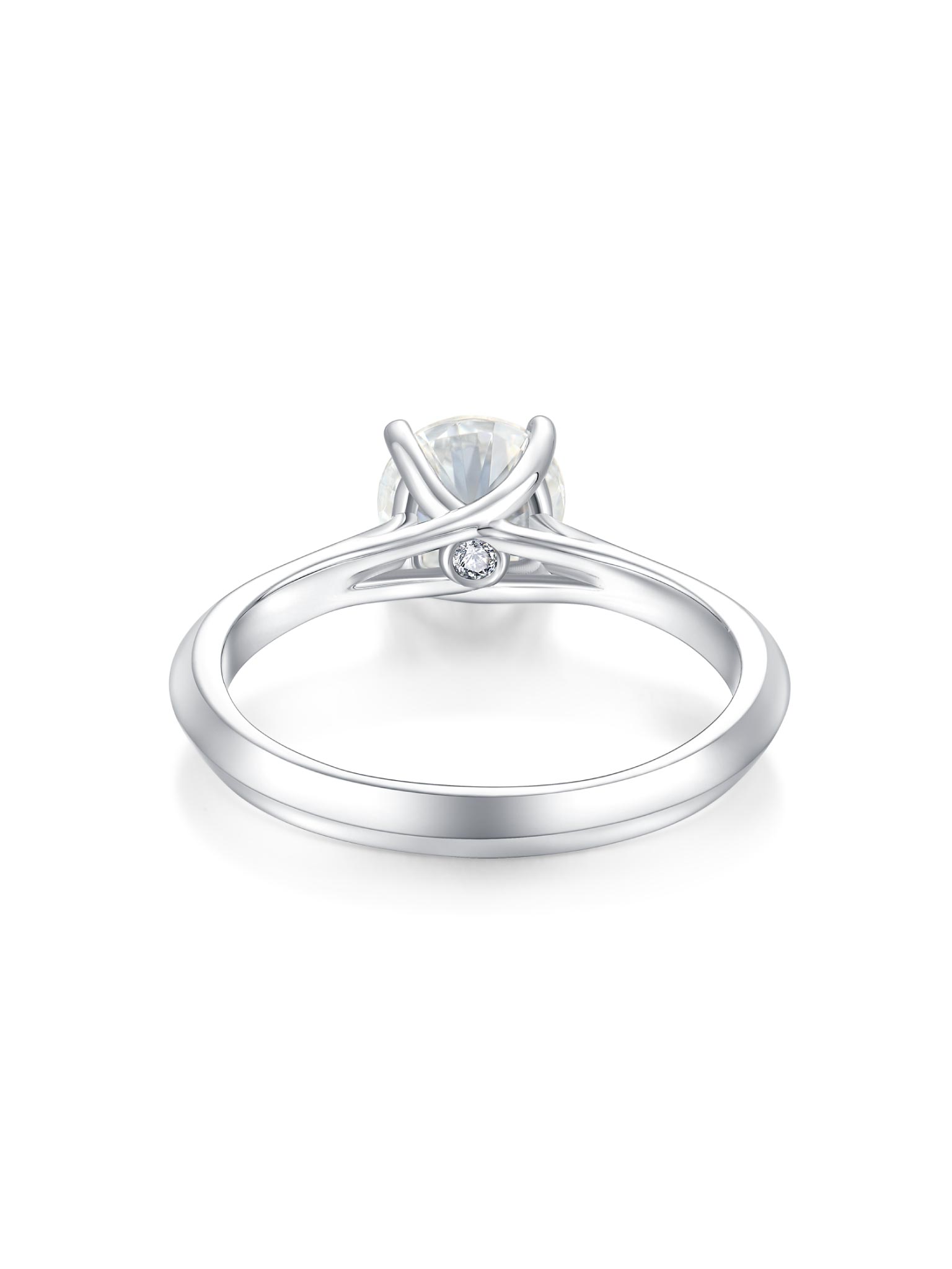 1.015ct プラチナ 4つ爪 ソリティア リング