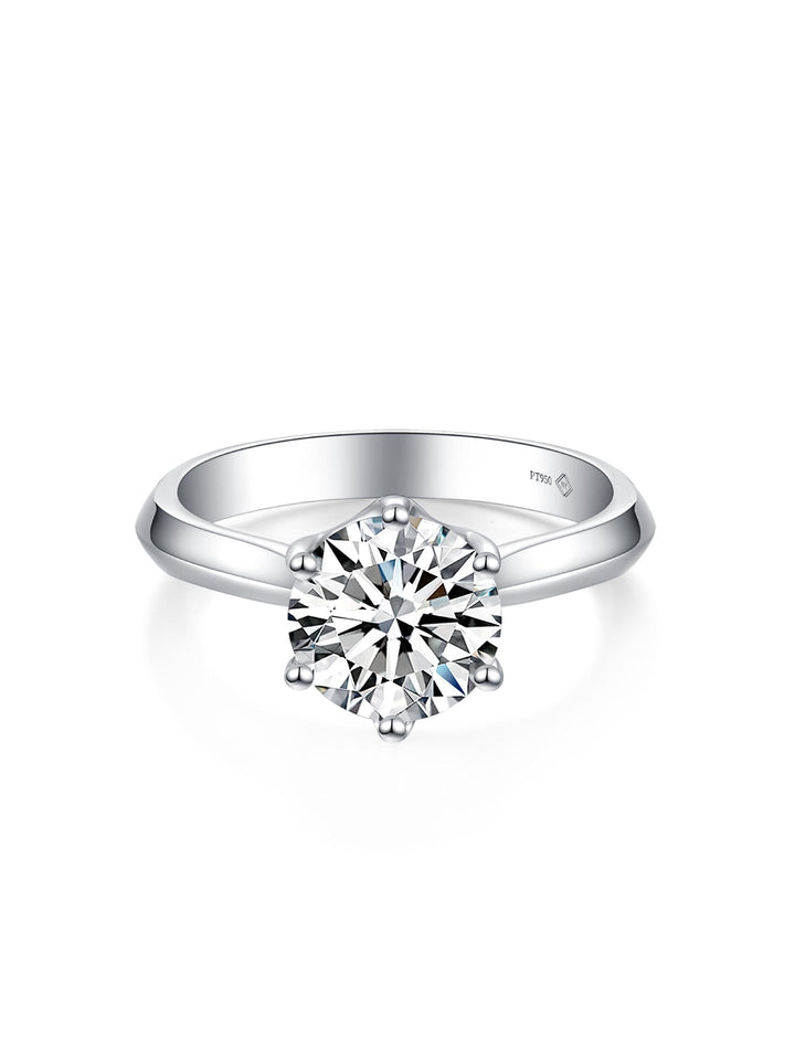 2.015ct プラチナ 6つ爪 ソリティア リング