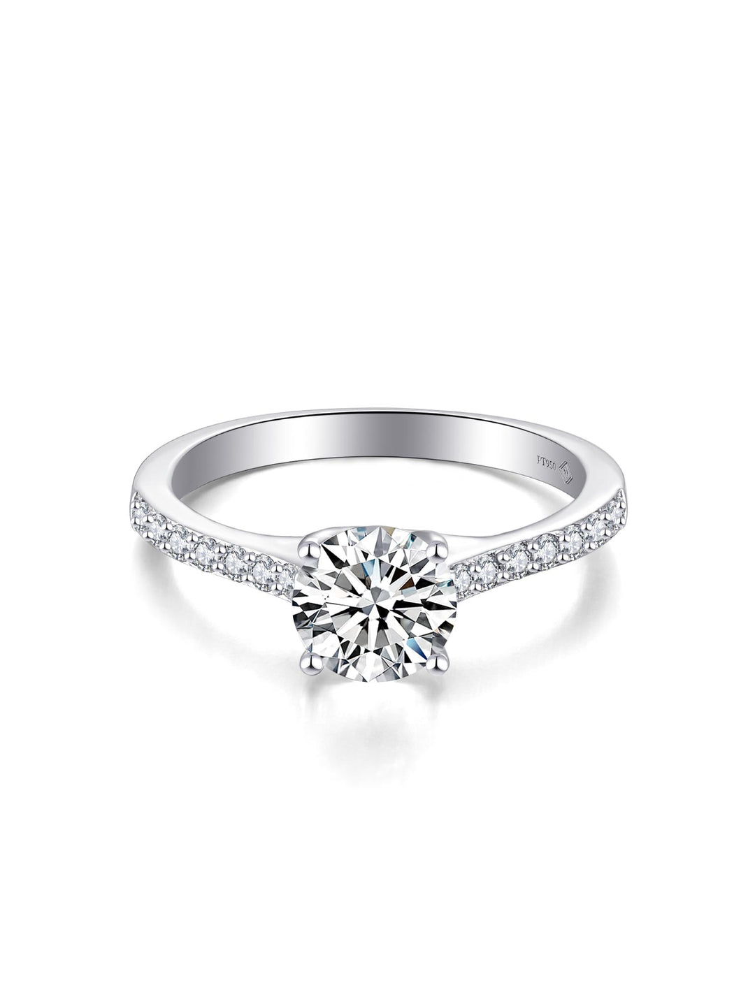 1.225ct プラチナ 4つ爪 リング