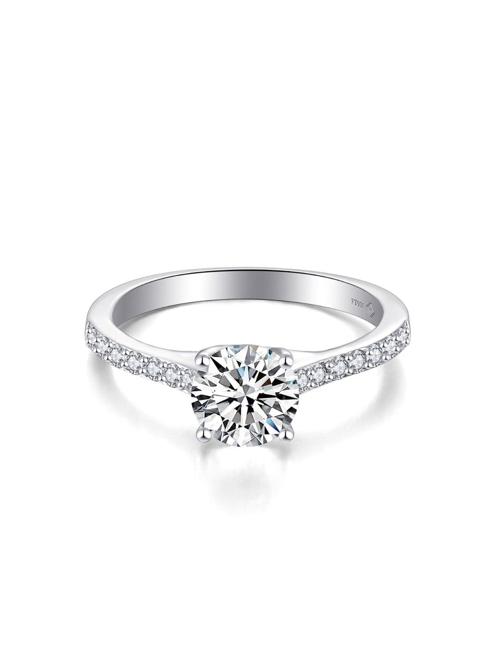 1.225ct プラチナ 4つ爪 リング