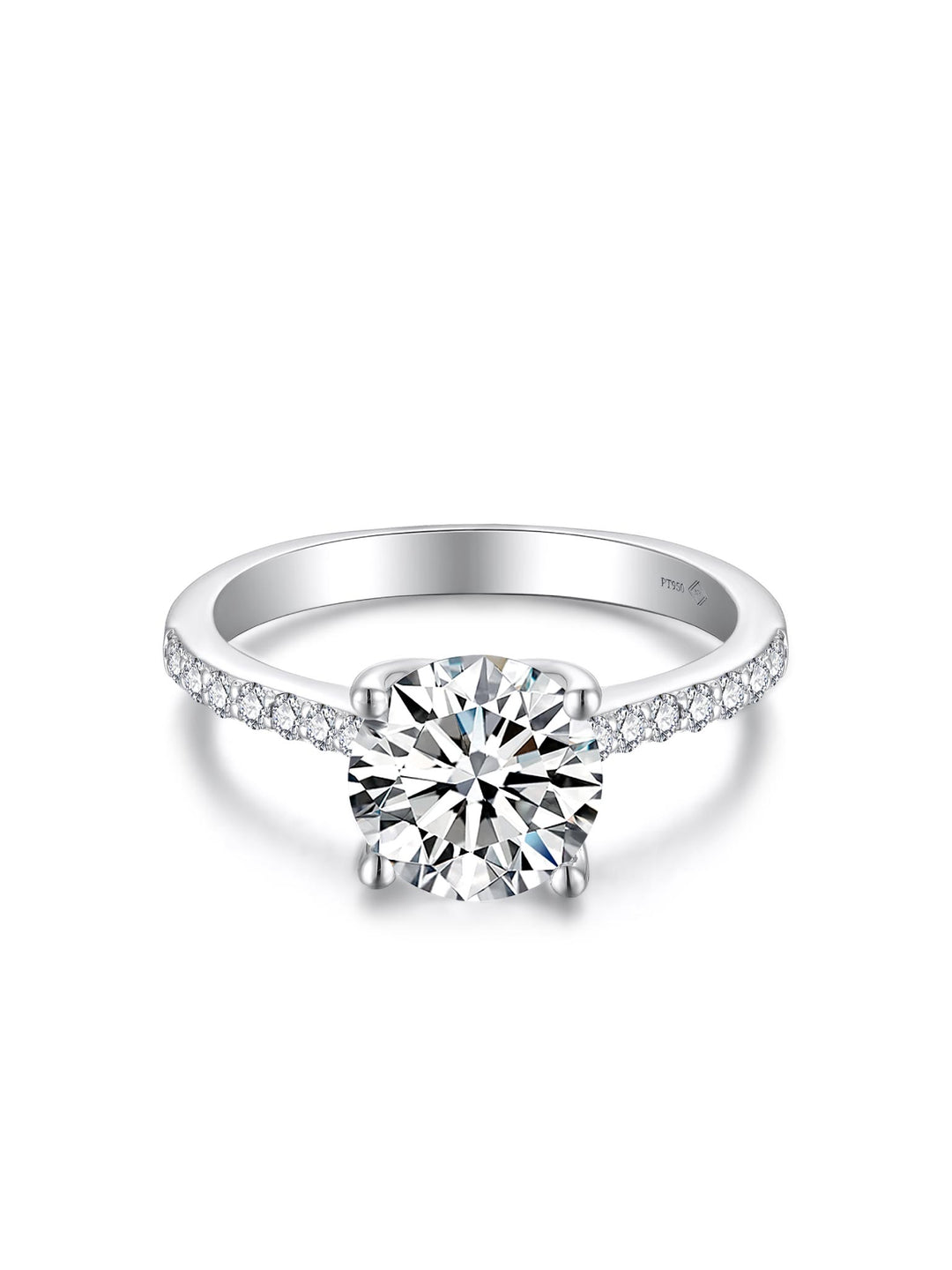 2.225ct プラチナ 4つ爪 リング