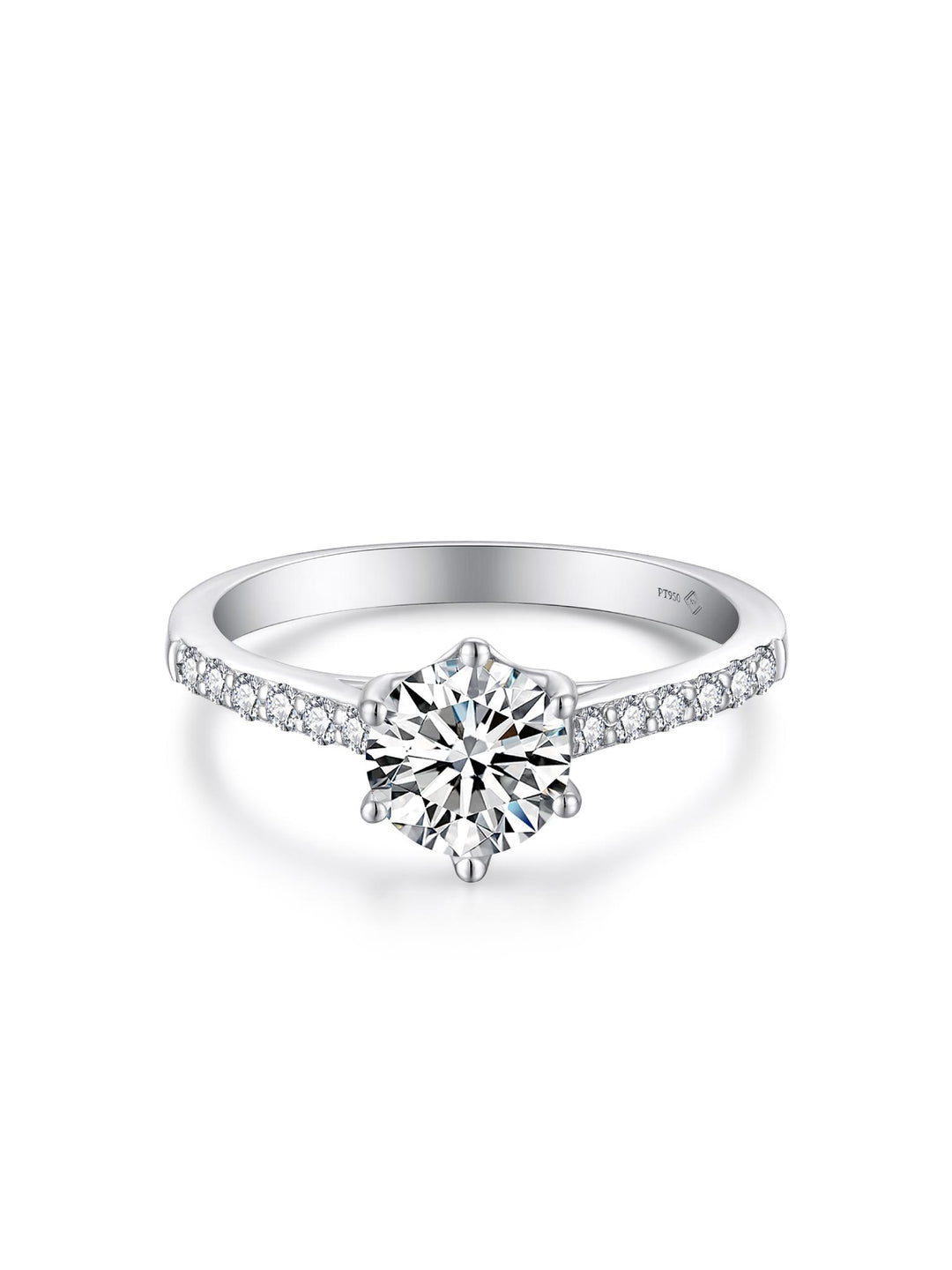 1.195ct プラチナ 6つ爪 リング