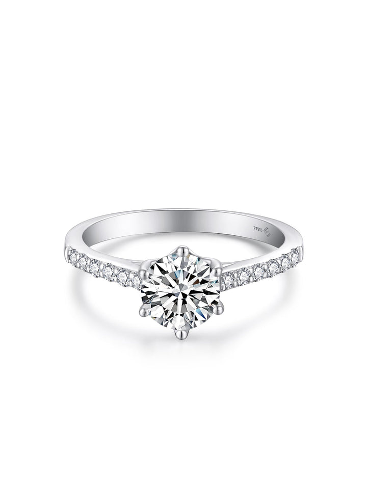 1.195ct プラチナ 6つ爪 リング