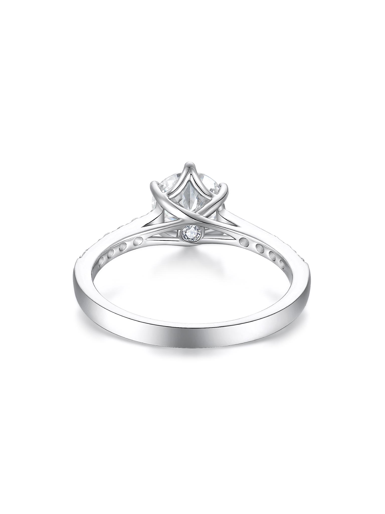 1.19ct モアサナイト 6つ爪 リング プラチナ | NEXT DIAMOND NEW YORK