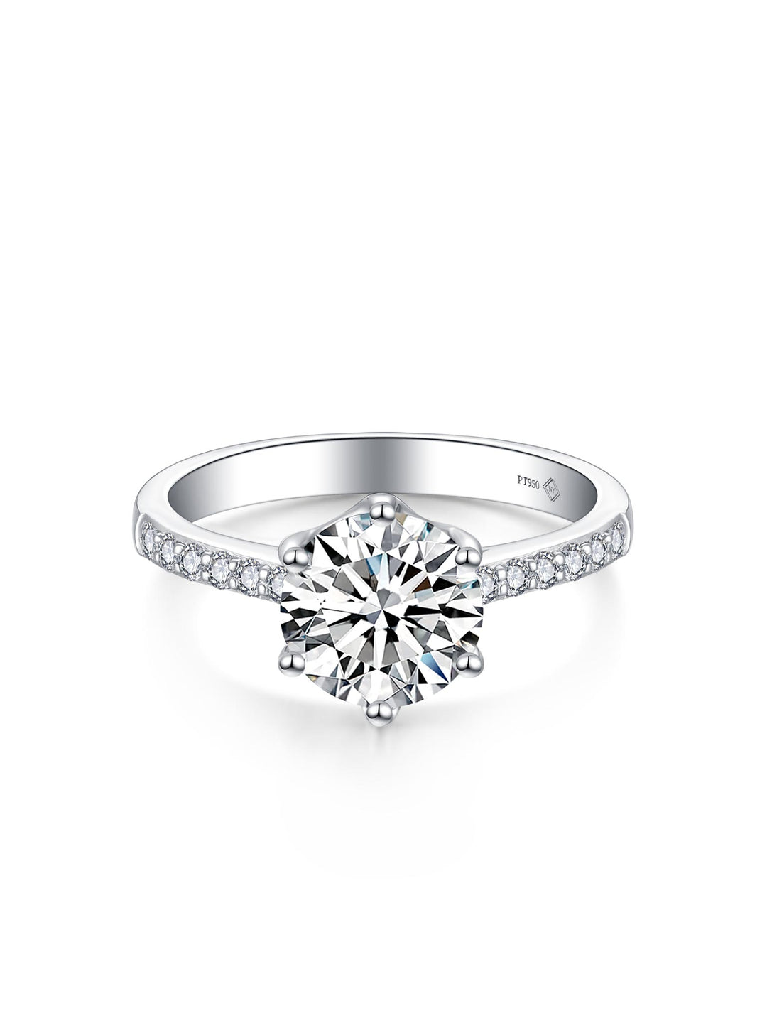 2.195ct プラチナ 6つ爪 リング