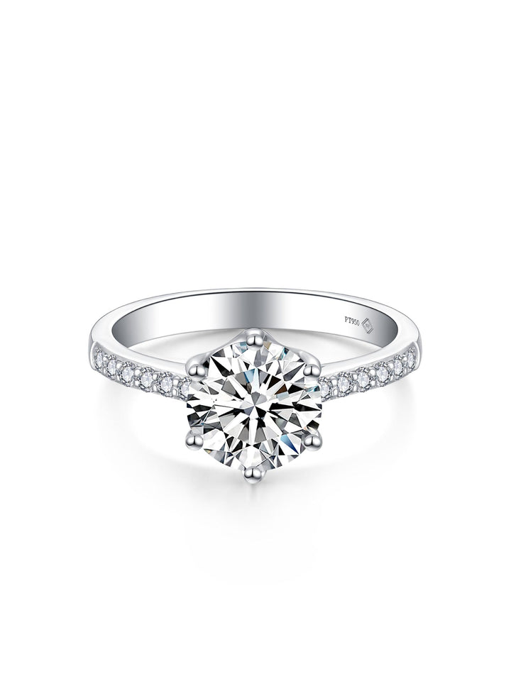 2.195ct プラチナ 6つ爪 リング