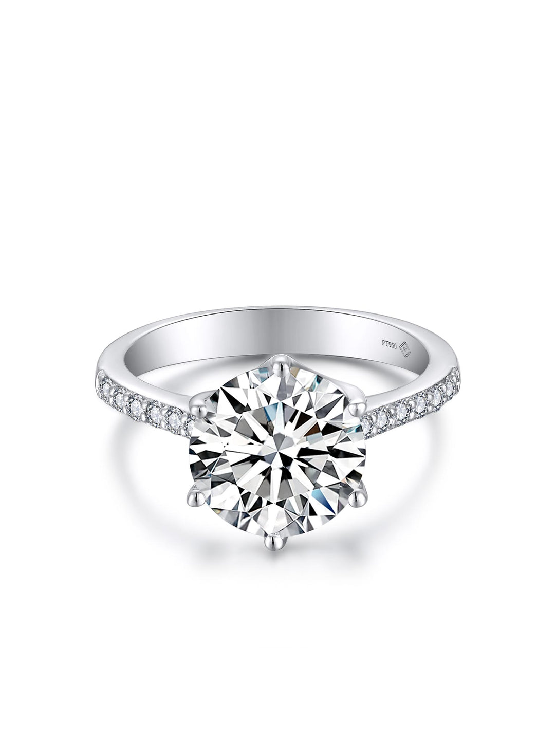3.195ct プラチナ 6つ爪 リング