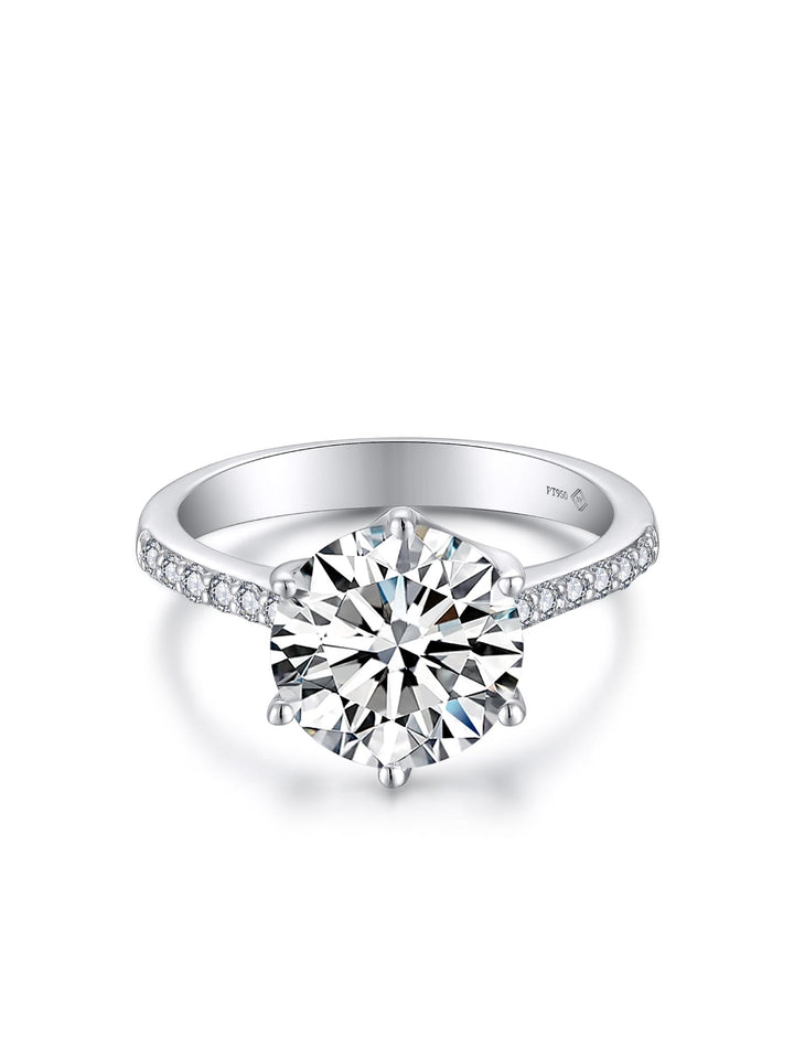 3.195ct プラチナ 6つ爪 リング