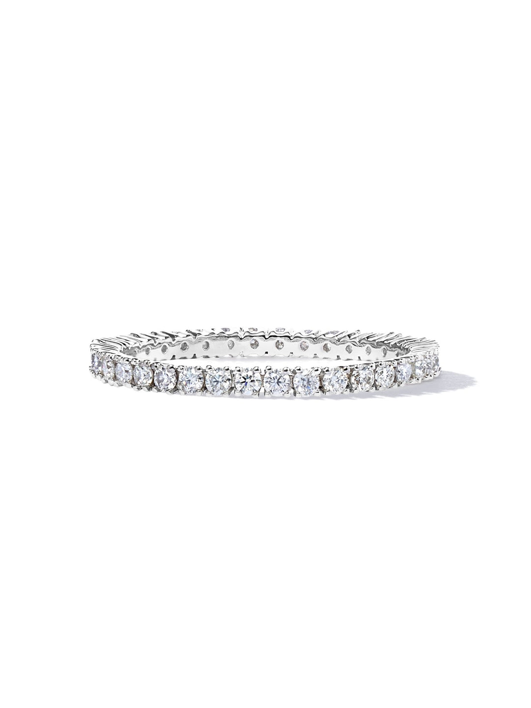 0.51ct プラチナ フルエタニティ リング