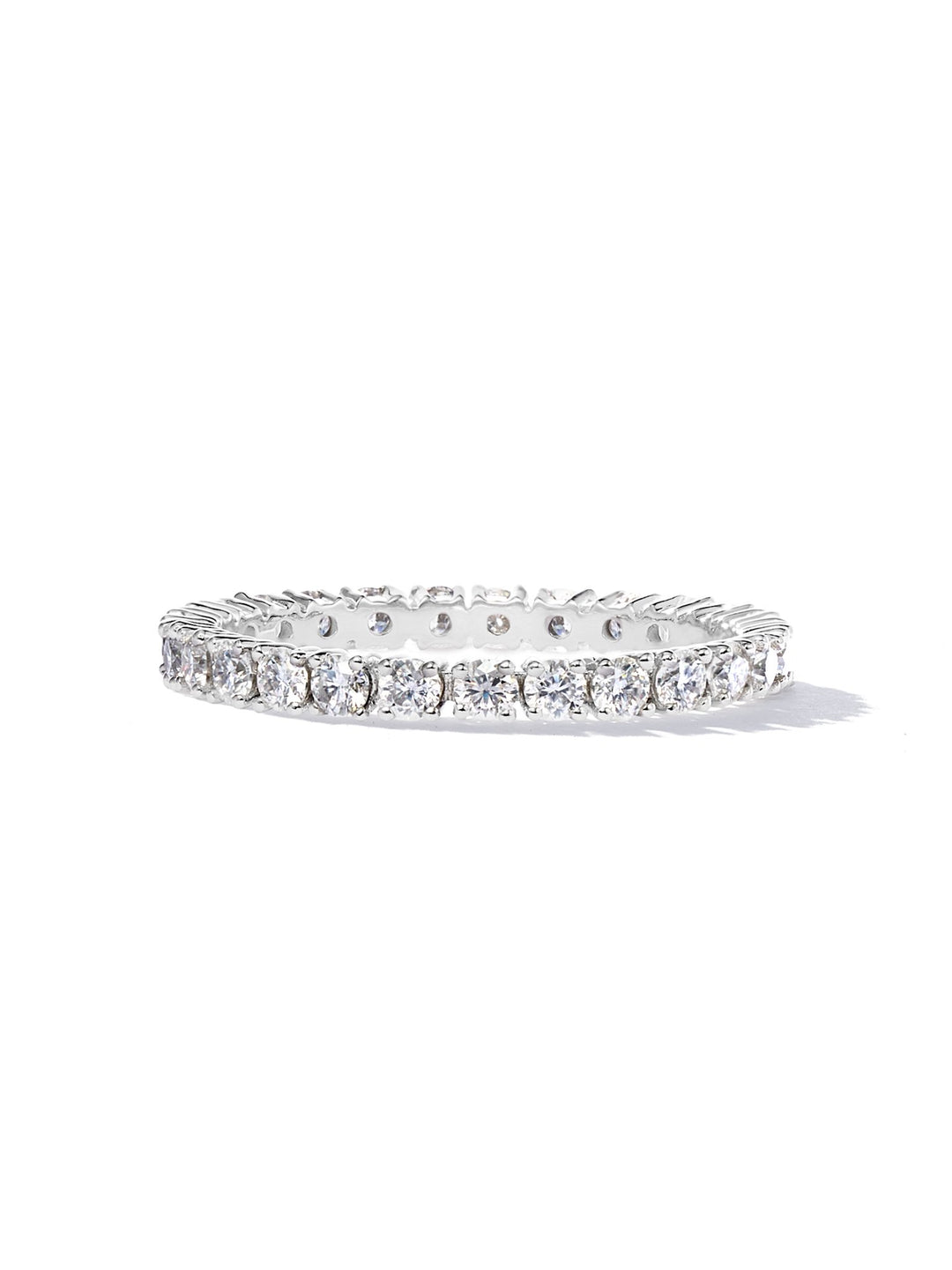 0.81ct プラチナ フルエタニティ リング