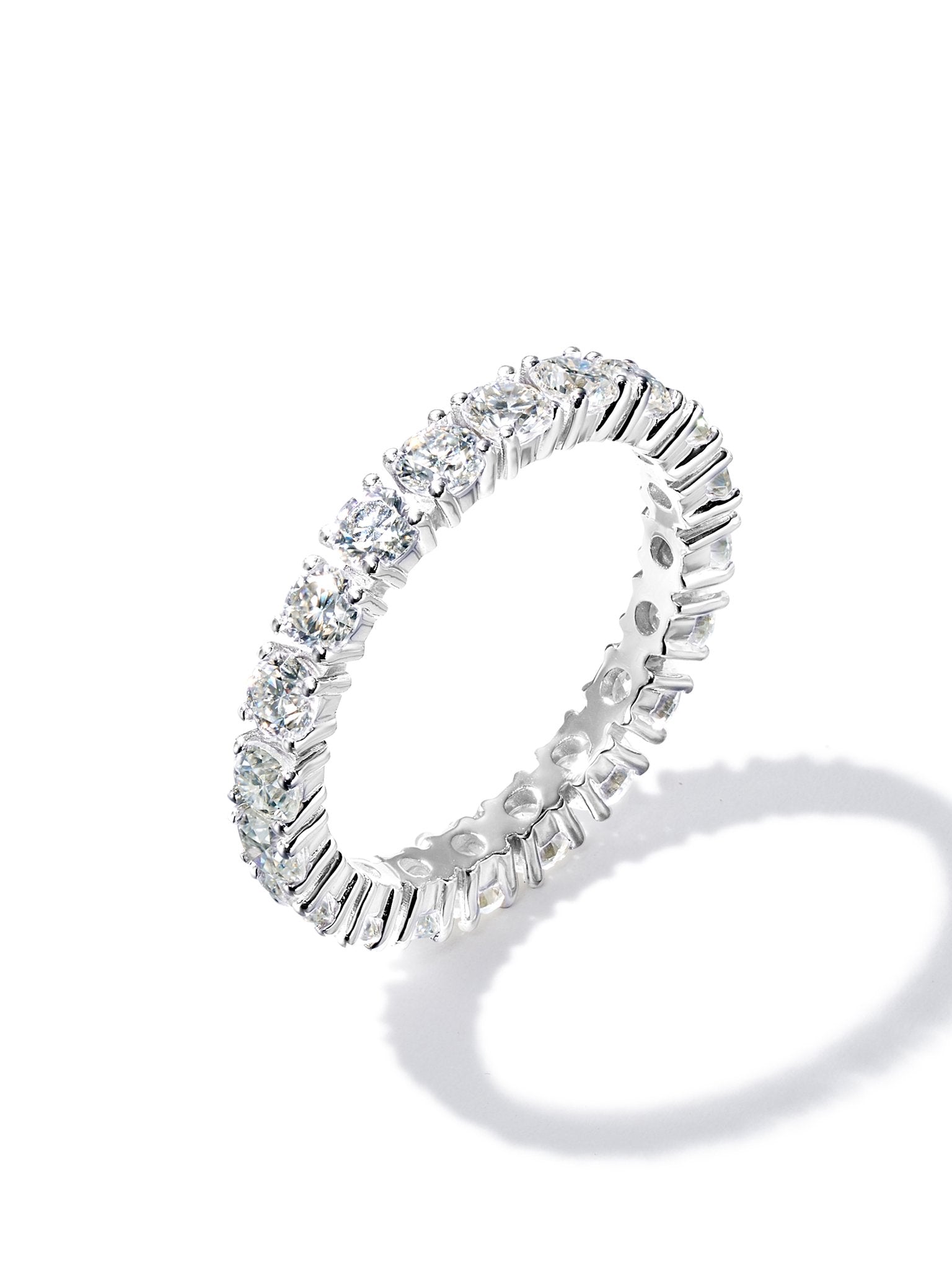 2.0ct プラチナ フルエタニティ リング | NEXT DIAMOND NEW YORK