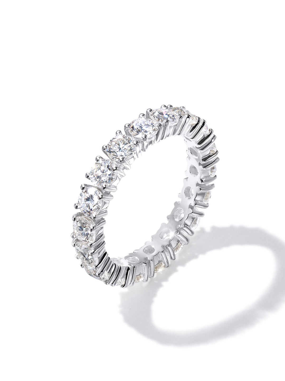 2.88ct プラチナ フルエタニティ リング