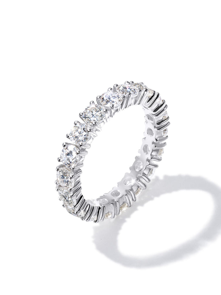 2.88ct プラチナ フルエタニティ リング