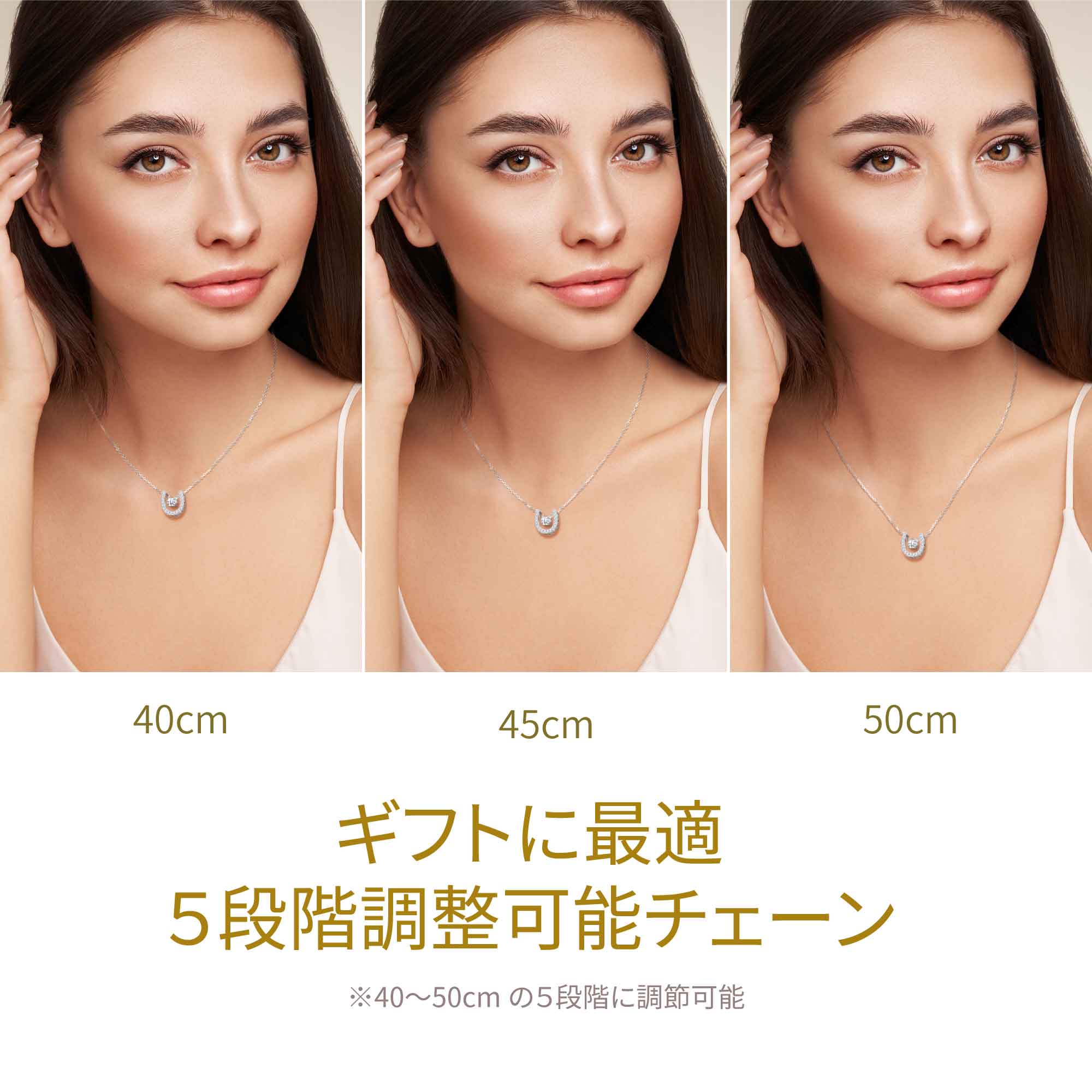 0.77ct モアサナイト ソリティア ホースシュー セット シルバー